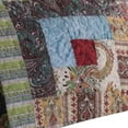 thumbnail image 3 of Saltoro Sherpi Thames 36 x 20 Cotton King Pillow Sham with Log Cabin Print, Multicolor, 3 of 3