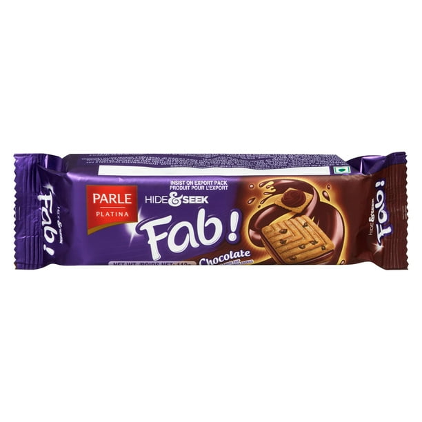 PARLE HIDE & SEEK FAB CHOCOLATE BISCUITS, CHOCOLATE FLAVOURED