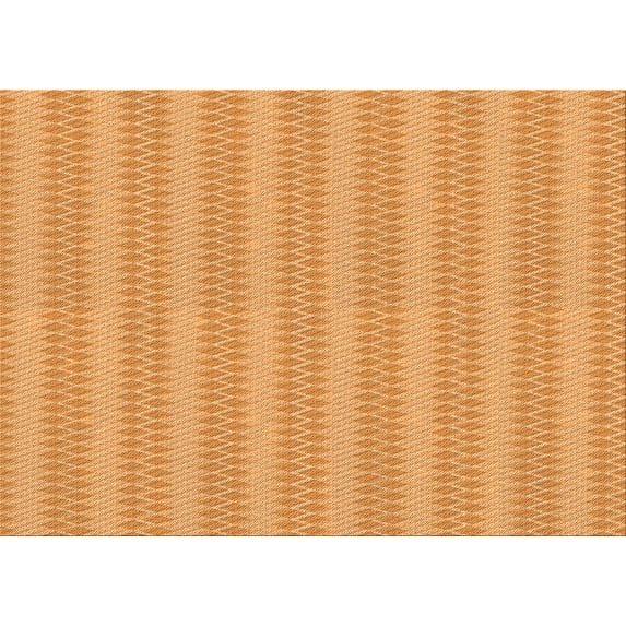 Ahgly Company Indoor Rectangle Patterned Neon Orange Area Rugs, 4' x 6'
