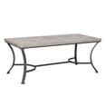 thumbnail image 2 of Linon Gina 3 Piece Occasional Table Set Faux Concrete Top in Charcoal Steel, 2 of 11