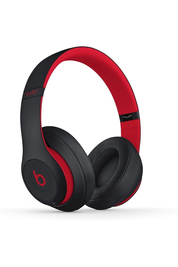 Pre-Owned Beats Studio3 Wireless Noise Cancelling Headphones with Apple W1 Headphone Chip - Defiant Black-Red