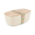 thumbnail image 2 of Bamboo fiber Large Bread Bin with Reversible lid -White Bin, 2 of 3