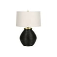 thumbnail image 2 of Lighting Fixtures Lighting, 25"h, Table Lamp, Black Concrete, Ivory / Cream Shade, Contemporary,Table Lamps, 2 of 7
