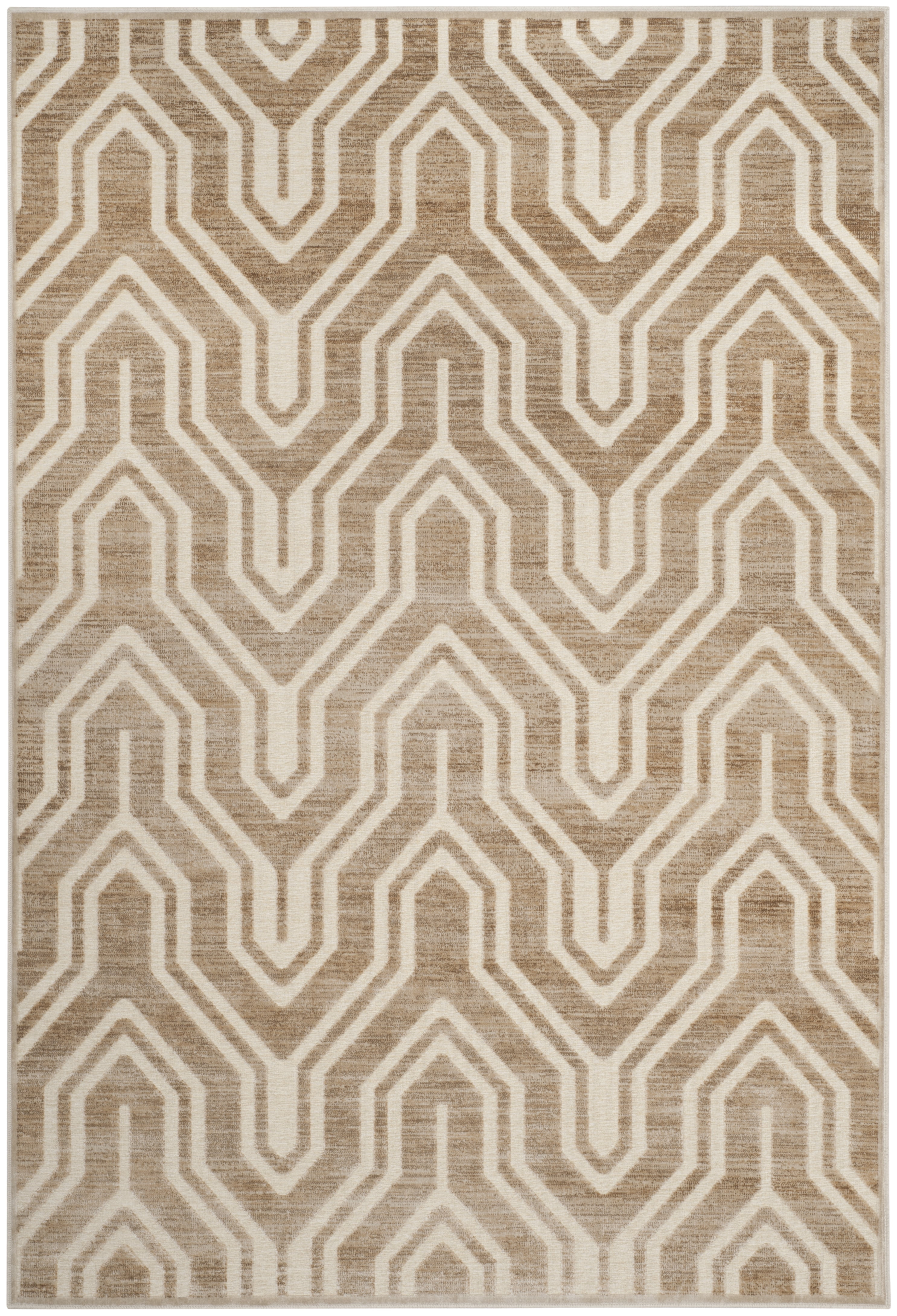 SAFAVIEH Paradise Edwyna Geometric Tessellation Area Rug, Stone, 7'6" x 10'6"