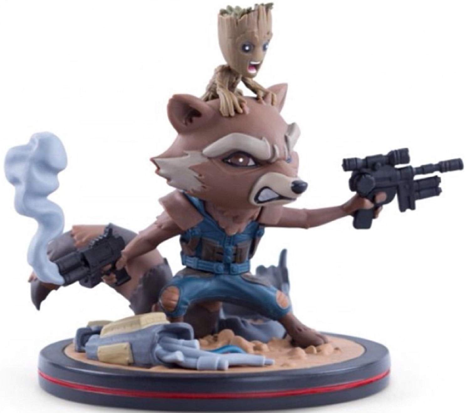 rocket and groot figure