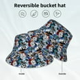 thumbnail image 2 of Bingfone colorful snow board Bucket Hat for Men Women,Packable Reversible Printed Sun Hats,Fisherman Outdoor Travel Hiking Beach Caps, 2 of 7