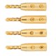 thumbnail image 4 of AV 4PCS BFA Banana Banana Oro de oro Tornillo Tornillo ABIERTO CONECTORES DE ALAMBRE DE ALTAVOCES PARA UN DIÁMETRO DE CABLE DE 7 MM, 4 of 7