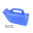 thumbnail image 5 of Baellsa 1200 ML Male Urinal with Cap Reusable Plastic Urinal Pot Men Urinal Accessories for Home Elderly Bedridden, 5 of 6
