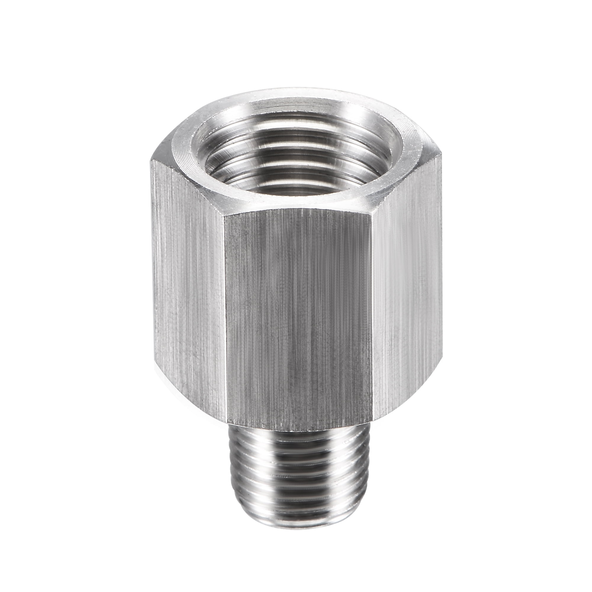 Steel Adapter Fitting 1/8 Inch Male to 1/4 Inch Male NPT 