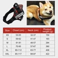 thumbnail image 3 of K9 Harness for Dogs, Reflective Adjustable Pet Dog Harnesses Vest Dog Collar for Husky Shepherd Small Medium Large Dogs Supplies ShopWise Round, 3 of 18
