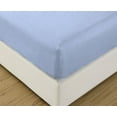 thumbnail image 4 of DNG Creations 3-Piece Fitted Sheet Set 6-Inch Deep Pocket (Solid Light Blue - Olympic Queen), 4 of 4