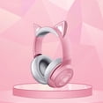 thumbnail image 4 of Sidaley Auriculares profesionales para videojuegos, rosa, duraderos, prácticos, sonido envolvente, protección auditiva, auriculares inalámbricos, Juegos de teclado y mouse para computadora, 4 of 6