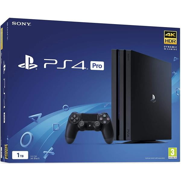 Sony PlayStation 4 Pro - Game console - 4K - HDR - 1 TB HDD - jet