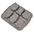 thumbnail image 2 of Ice Mold 6 Grid Gray Silica Gel Horror Tombstone Modeling Easy Clean Halloween Cake Molds, 2 of 5