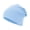 Baby Blue, variant on Slouchy Hip-Hop Hat, Solid Color Soft Chemo Headwear, Breathable Lightweight Cancer Cap for Women Men Daily Wear