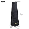 thumbnail image 4 of Advancent Bolsa de ukelele de 17 pulgadas, accesorios musicales de Metal de nailon, artesanía, diseño de cremallera, gancho, monedero de embalaje, bolso Accesorios para instrumentos musicales Advancent OD025573-00, 4 of 6