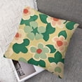 thumbnail image 7 of BANET Throw Green Floral Pillowcases for Room Sofa Chair Bed Home Decor Set of 2 12x12in, 7 of 7