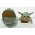 thumbnail image 2 of Star Wars Mandalorian The Child Baby Yoda Grogu Ceramic Salt & Pepper Shakers, 2 of 5