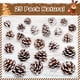 thumbnail image 3 of 25 Piñas de Pino Naturales de Navidad a Granel XCF Adorno Colgante 1,6 a 2 Pulgadas, 3 of 4