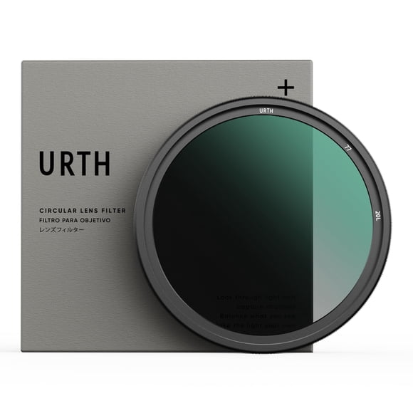 Filtro de lente Urth ND2-32 ND variable, 77 mm, rango de 1 a 5 paradas