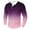 Mens Shirts Purple, variant on S-5X Big and Tall T Shirts for Men Plus Size Long Sleeve Button Crewneck T-Shirts Mens Casual Gradient Printed Basic Pullover Athletic Tees Tops
