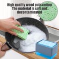 thumbnail image 6 of Btomtd Kitchen Soap Dispenser Dishwashing Brush Automatic Liquid Dispenser-in-1 Soap Dispenser Kitchen Sponge Rack 350ml Sink Soap Dispenser Cleaning Concentrate Box, 6 of 8