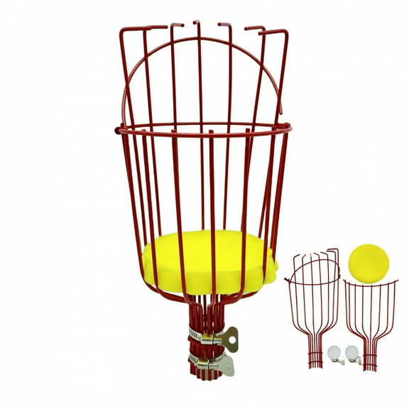 ruit Picker Pole Tool with Basket Long Handle Fruit Picking Artifact Fruit Tree Picker Apple Orange Picker Pole Tool with Basket