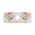 thumbnail image 7 of Yayeee Faucet Mat for Kitchen Sink 14.7" Diatomite Long Splash Guard Pad, Gray Cute Flower, 7 of 7