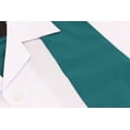 thumbnail image 3 of Liquid West Men's Classic Retro Bowling Shirt ( #7 - Teal/White, 2XL), 3 of 3