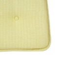 thumbnail image 4 of Gripper Non-Slip 15" x 16" Omega Tufted Chair Cushions, Set of 2, Yellow, 4 of 5