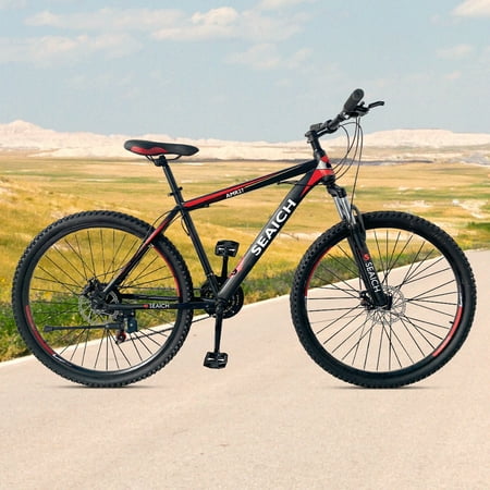 Adult Red Black Bike SEAICH AMR 26 Wheel Mountain Bike 26