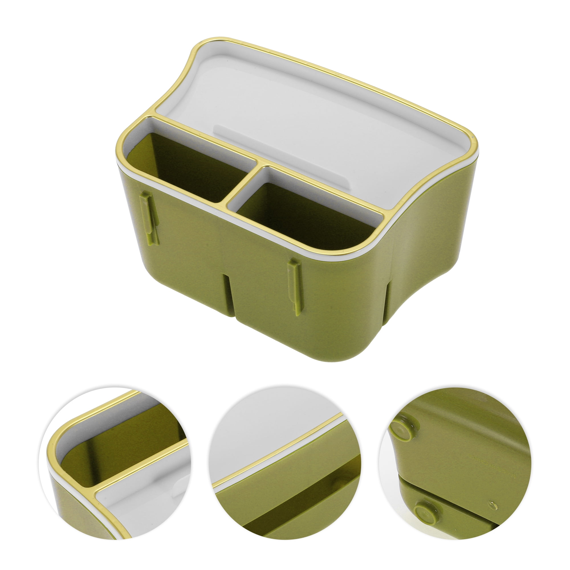 Unique Bargains 1 Pc Wall Mount Tissue Box Cover [Yellow, Green]