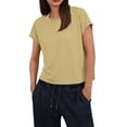 thumbnail image 7 of Livrdious Womens Short Sleeve Workout Shirts Open Back Tops Loose Fit Casual Yoga Athletic Gym Tee with Cutout, Oversized Activewear, 7 of 7