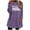 Purple, variant on Feancey Womens Winter Fleece Tops Comfy Sherpa Warm Pullover Long Sleeve Crewneck Sweatshirts Fluffy Fuzzy Thermal Loungewear with Pockets Gray XL