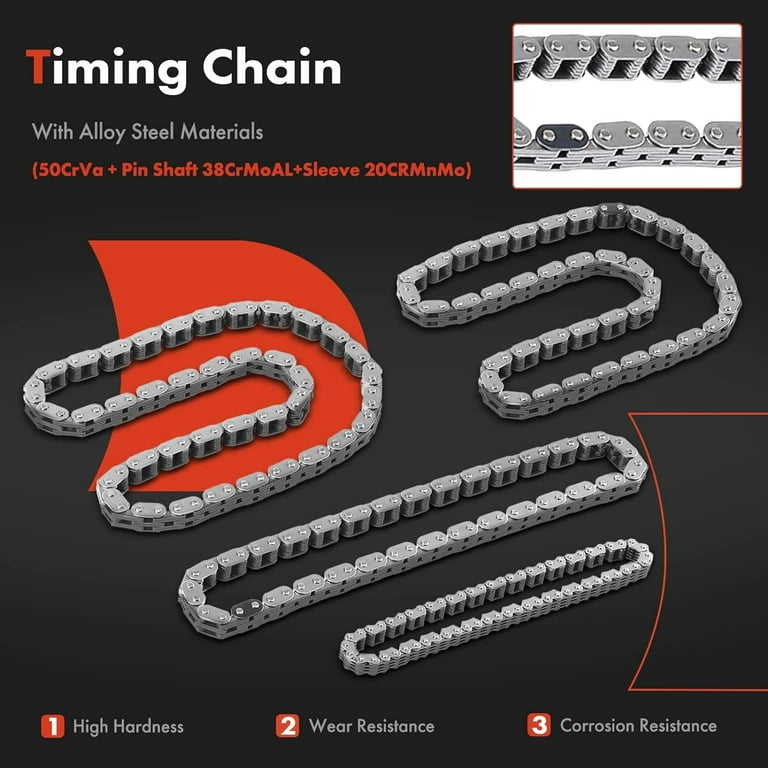 Timing Chain Kit Fits 97-06 Ford Explorer Ranger Mazda B4000 Mercury 4.0L SOHC E - Foto 8