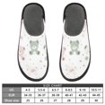 thumbnail image 5 of Plush rubber slippers soft gauze slippers with waterproof and wear -resistant shoes A Teddy Bear Pattern, 5 of 8