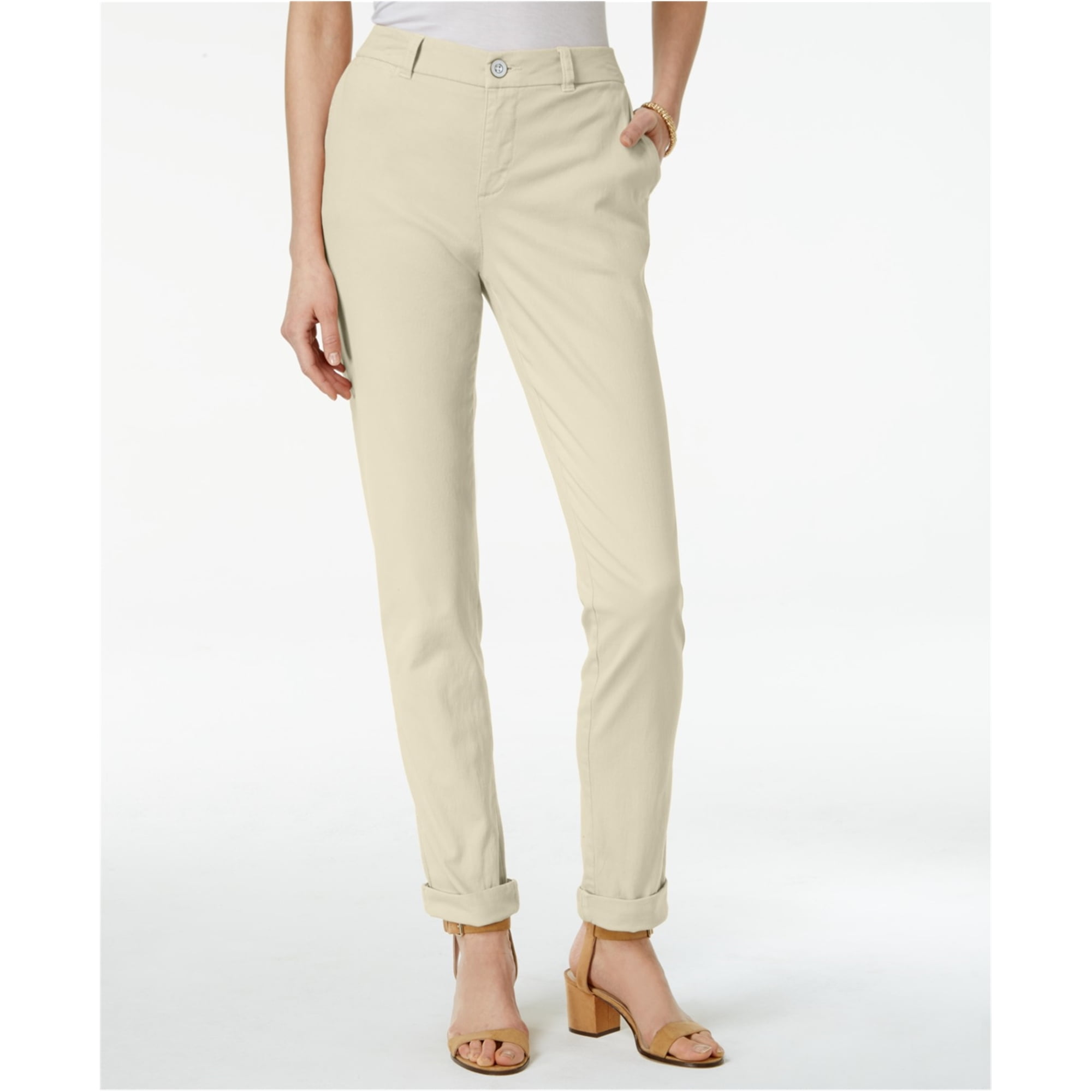 Style\u0026co. Womens Boyfriend Casual Chino 