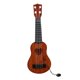 thumbnail image 1 of Juguete de guitarra ukelele para niños ajustables instrumento musical para niños Marrón Zulema ukelele para niños, 1 of 8