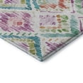 thumbnail image 3 of Addison Rugs Mayfield Premium Machine Washable Transitional Geometric Teal Rectangle Rug, 10' x 14', 3 of 6