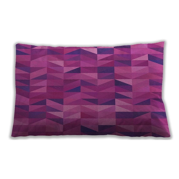 Ahgly Company Outdoor Rectangular Contemporary Lumbar Throw Pillow, 13 inch by 19 inch