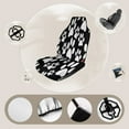thumbnail image 4 of Paw Print Set of 2 Car Seat Covers Seat for Carseats Front Seat Auto Car Interior Accessories Universal 2 Piece, 4 of 6