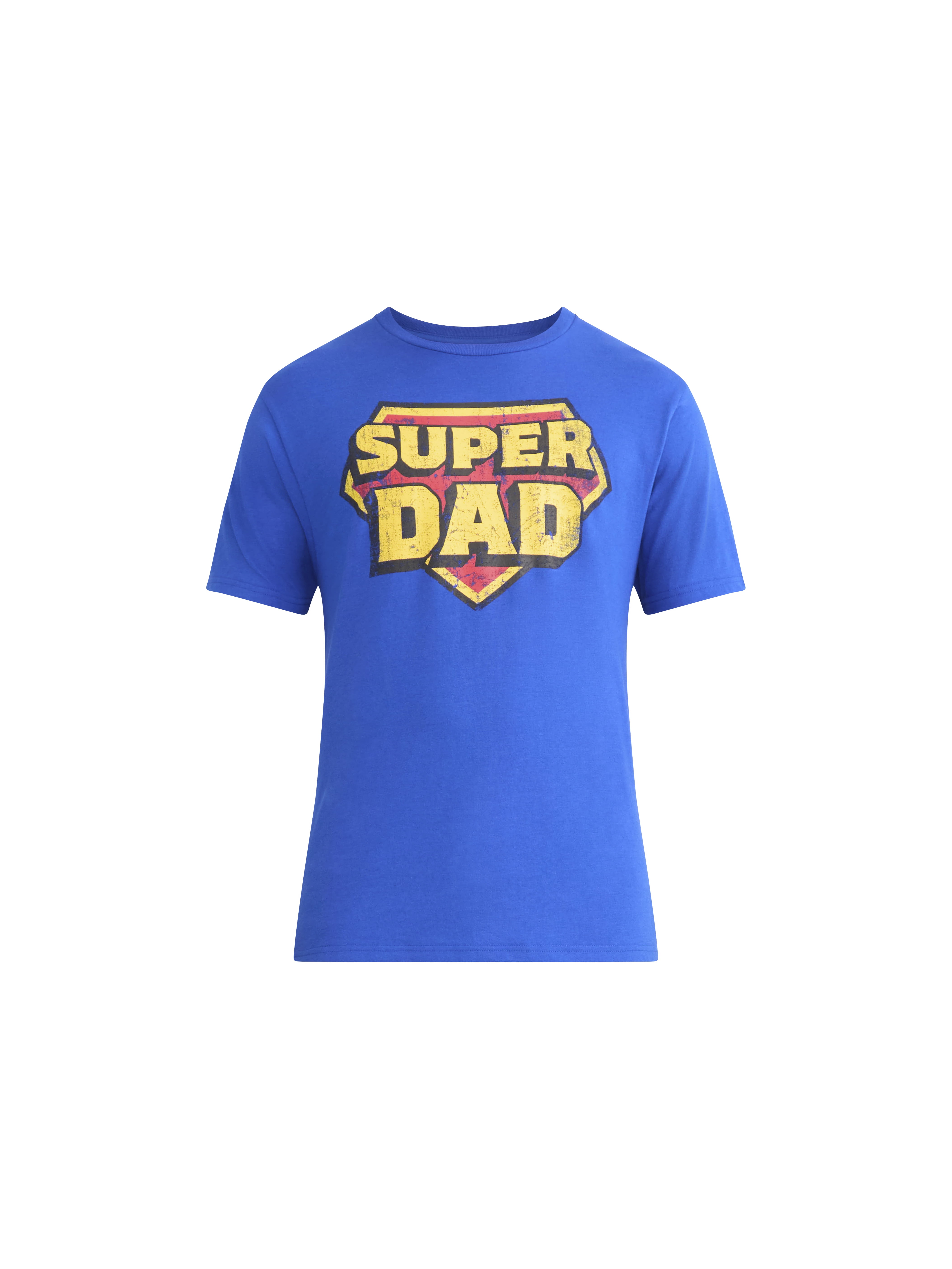 Men's and Big Men's Father's Day Super Dad Graphic Tee Shirt from Way to Celebrate, Sizes S-3XL