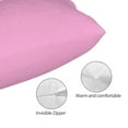 thumbnail image 5 of Disketp Pillow Covers Pink Pattern Throw Pillow Case Cushion Covers,Cushion For Bedroom,Couch,Home-20"X30", 5 of 9