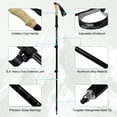 thumbnail image 3 of 2 Pieces Trekking Poles - Lightweight, Collapsible Trekking Poles for Backpacking Gear with Cork Grips, A Must-Have for Long-Distance Hiking and Mountaineering Enthusiasts, 3 of 6