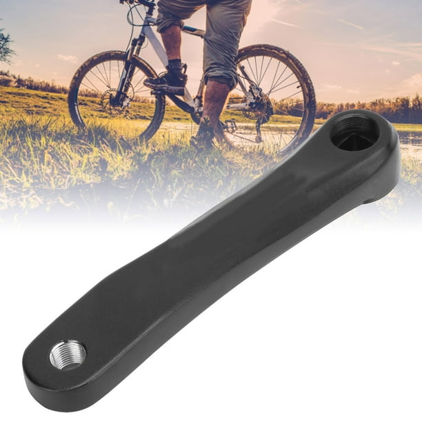 Bike Crank Arm Left Simple Installion Bike Crank Arm Wide Range Of Use Left Single Chain Crank Arm Aluminum Alloy For Mountain Bike Square Hole Crank