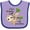 Lavender and Purple, variant on Inktastic Hanging with My Grandma Boys or Girls Baby Bib