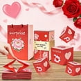 thumbnail image 3 of TanSiDing 18pcs Valentine's Day Surprise Box Pop Up Gift for Her Him, Romantic Heart Theme Proposal Anniversary Birthday Present, Easy Setup Keepsake Memory, 3 of 4