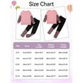 thumbnail image 2 of Usaibhir Kids Girls Long Sleeve Color Block Sweatsuit Sets Crewneck Casual Sweatpants 2 Piece Outfits Sweatshirt and Pants 6-14T, 2 of 9