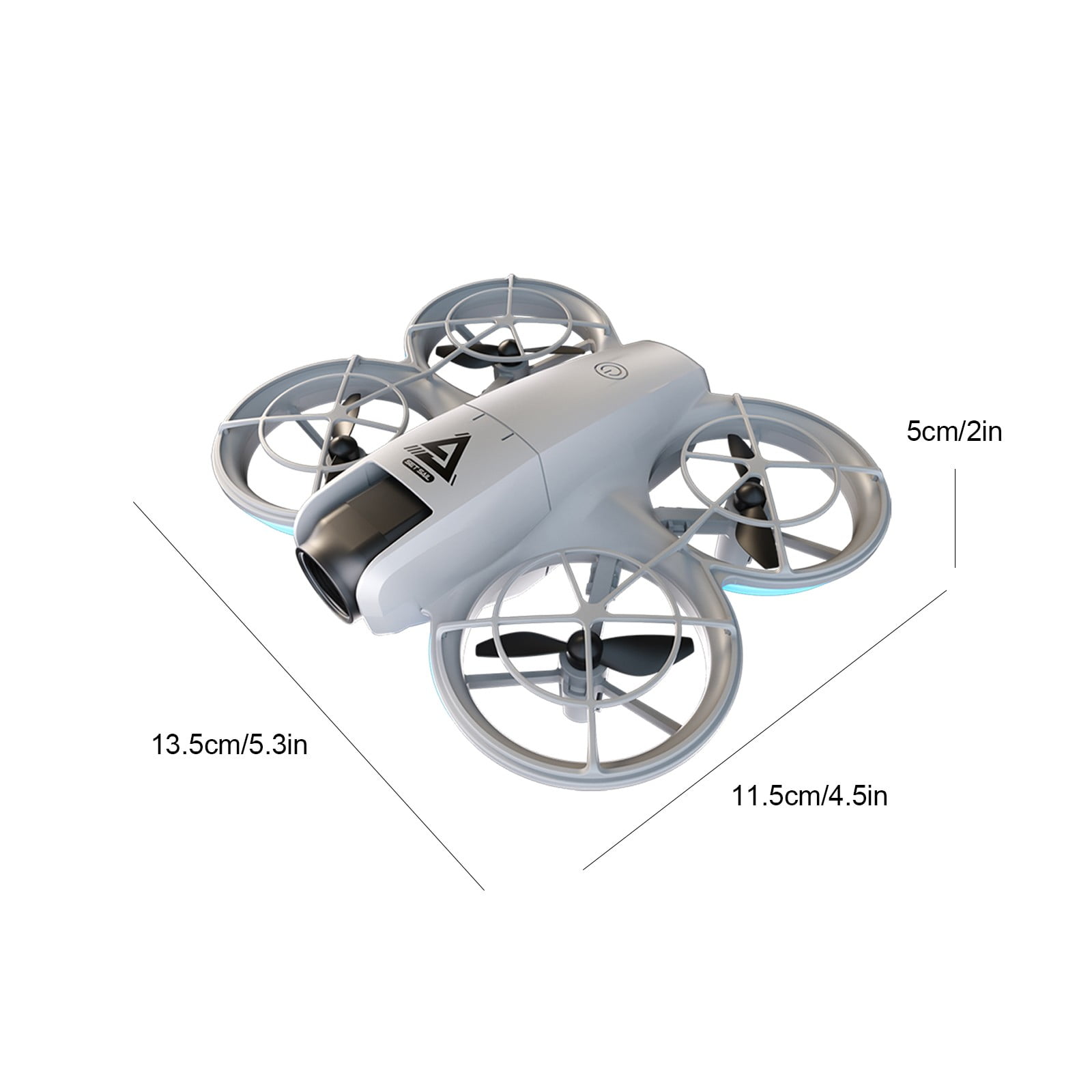 Drone Remote Control, Mini Airplane, 360° Flips, Full Propeller Guard Protection for Anti-Collision, Hovering, RC Helicopter for Adults and Beginners