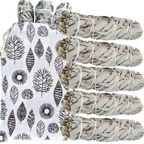 Organic Sage Smudge Sticks 10 Count w/Storage Bag, White Sage Bundles Bulk, Smudging Sticks, Sustainable, Fresh & Thickly Wrapped, High Grade!